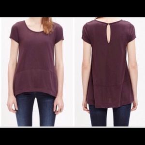 Madewell Folkchord Keyhole Tee Small
